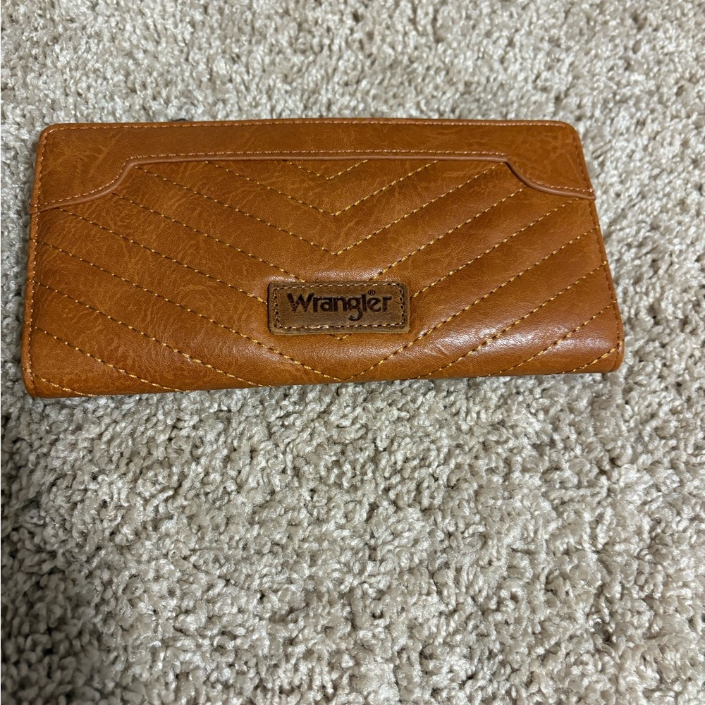 Wrangler Brown Quilted wallet